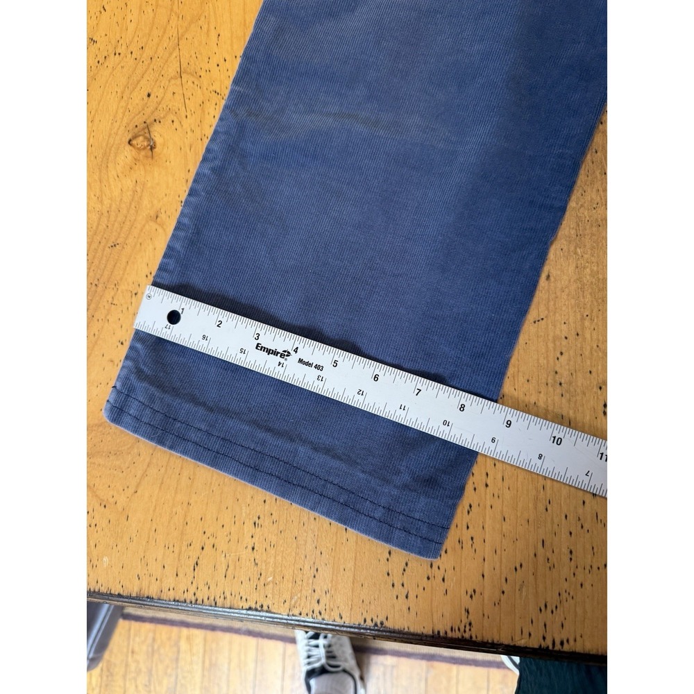 Travis Mathew 38x28 Blue Corduroy Straight Leg Cords Pants Golf Stretch - Picture 9 of 10